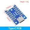 5/10 Stück USB-Stecker / Mini-Micro-USB auf DIP-Buchse Adapter 2,54 Stecker B Typ-C USB 2.0 3.0 Buchse Konverter