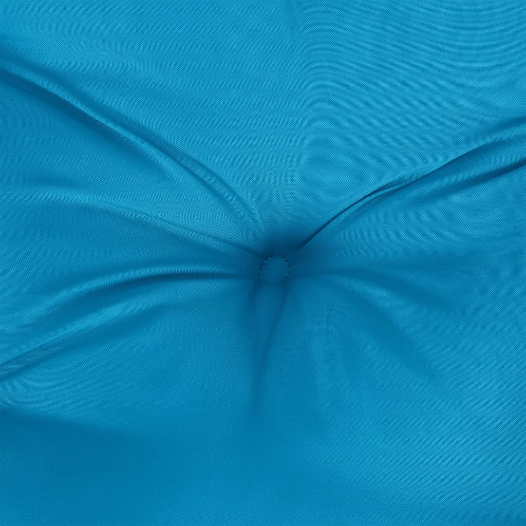 Pallet Cushions 2 Pcs Blue Fabric