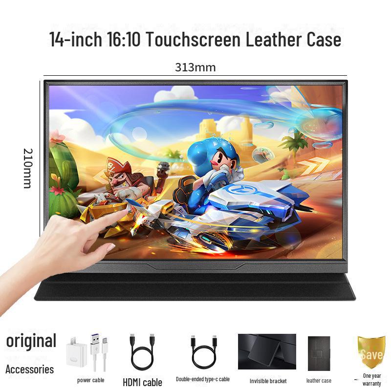 14/15.6-inch Touchscreen Portable Display for Laptop, PS4, Switch Expansion
