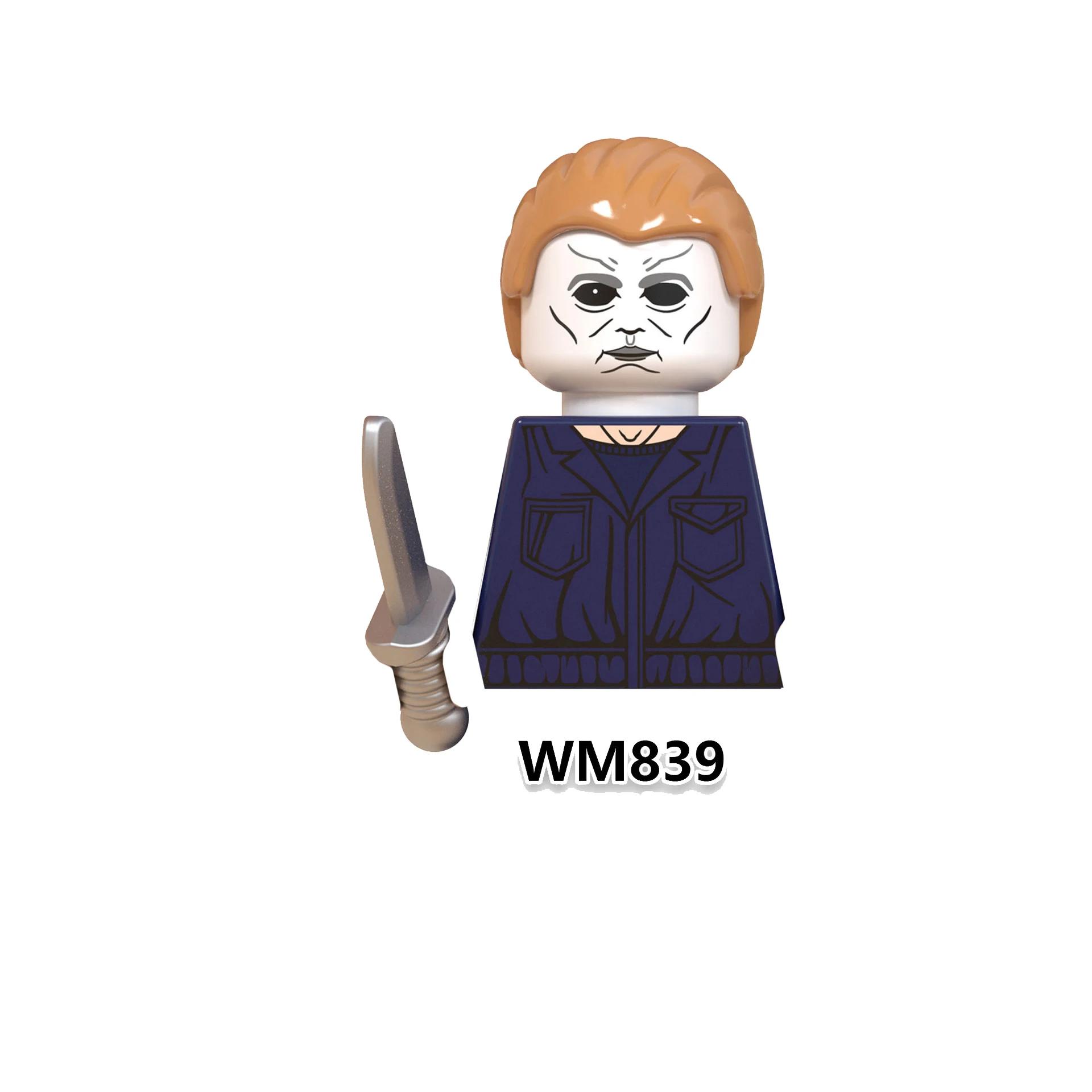 

Серия фильмов ужасов на Хэллоуин Сияние Silent Hill Строительные блоки Кирпичи Мифический Пирамидоголовый Фигурки Игрушки для детей