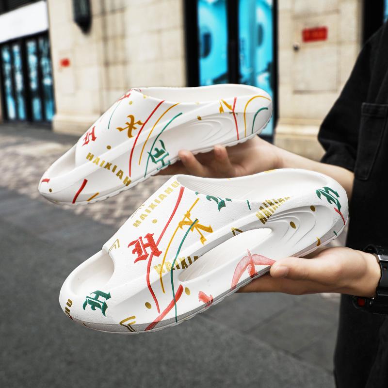 Летние мужские тапочки Летняя обувь для отдыха Мужская пляжная обувь Удобная мужская — фото 15