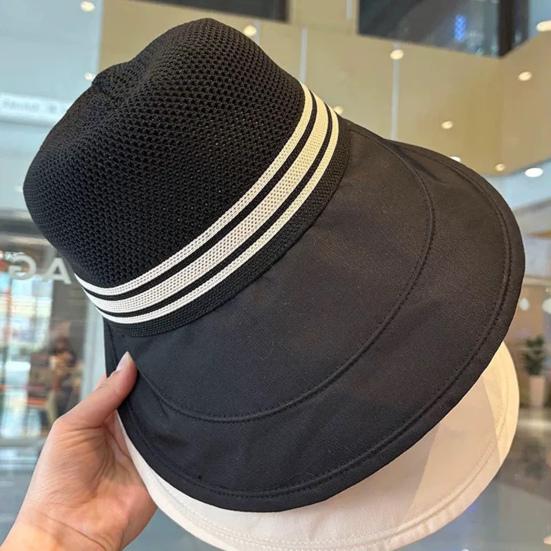 Women Baseball Hat Adjustable Fit Hollow Breathable Wide Brim Summer Hat with Large Brim Cycling Sunshade Fisherman Cap