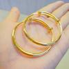 Gold Sand Adjustable Baby Bracelet - Smooth Ring Design for Children