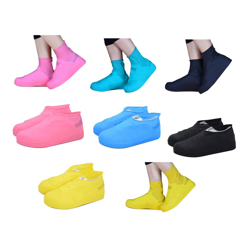 Rain Boot Waterproof Shoe Cover for Women Men Silicone Foot Covers Shoe Protector Rainy Season Outdoor Shoe Accessories