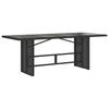 VidaXL Ensemble à Manger de Jardin avec Coussins 9 pcs, Table et Chaises avec Dossier Réglable, Meubles d'Extérieur, 3212682