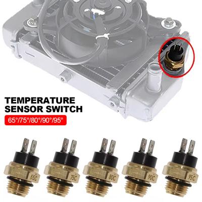 M16 65/75/80/90/95° Copper Motorcycle Water Temp Sensor Radiator Coolant Fan Water Temperature Thermostat Switch