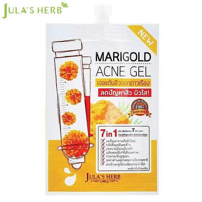 Marigold Acne Gel a Natural Substance Rich In Tritopine, Flavonoid, and Saponin 8 Ml - Thai