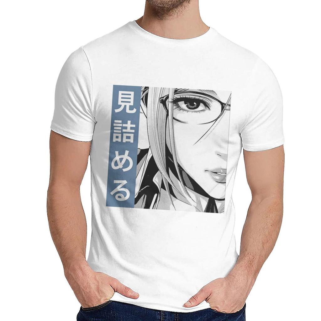 Man S O Neck Prison School Meiko Shiraki Stare Hip Hop T Shirt