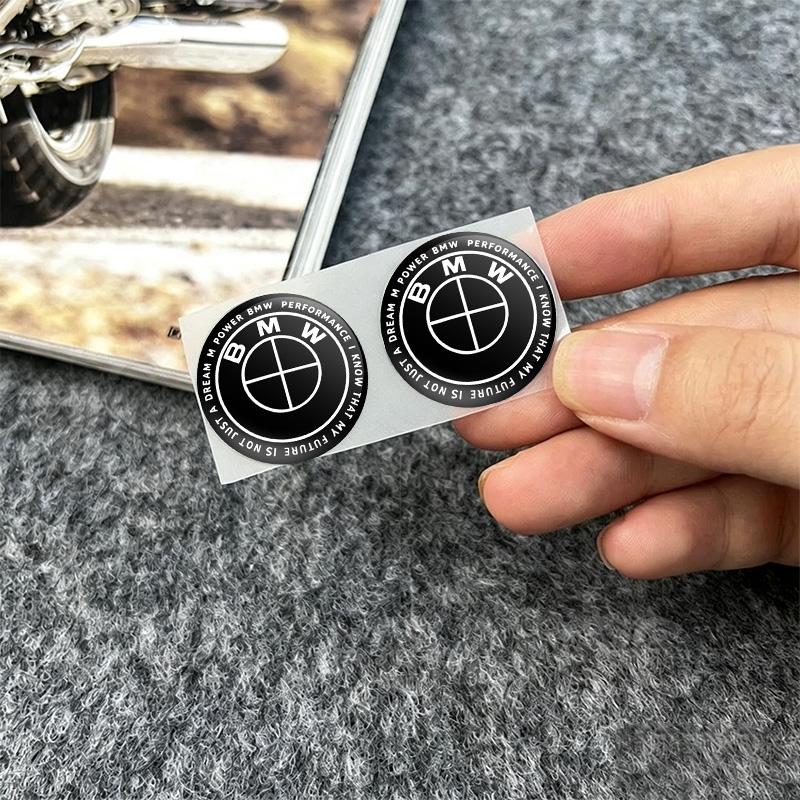 2026 Hot 2Pcs Customized Car logo Decal Sticker for BMW E93 F10 F20 F30 F40 F15 F25 F26 F31 F49 F86 M3 M5 X3 G20 G30 Styling Accessories CVB3