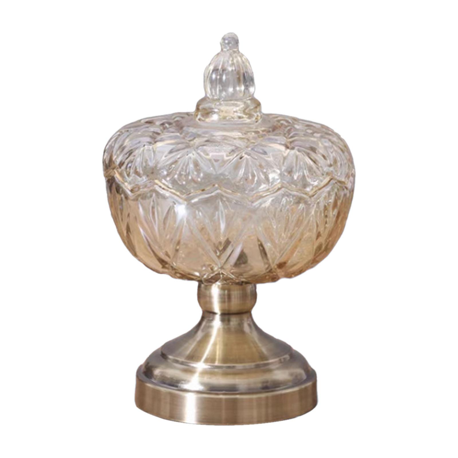 

Стеклянная банка для хранения десертов, контейнер с крышкой, конфетница для кофе, обеденного стола, празднования, свадьбы, печенья, сахара