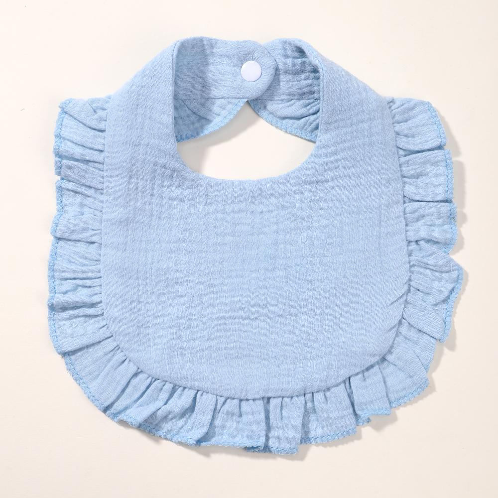 Neugeborenen Lätzchen Säugling Spucktücher Babysachen Füttern Sabber Lätzchen Bandana Spucktuch Kleinkind Rüschen Einfarbiges Lätzchen Babyzubehör