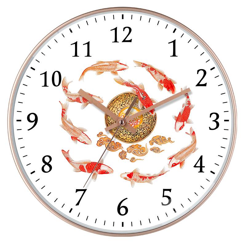 8-inch 20CM Silent Wall Clock, Creative and Fashionable, Modern Home Clock, Living Room Simple Clock