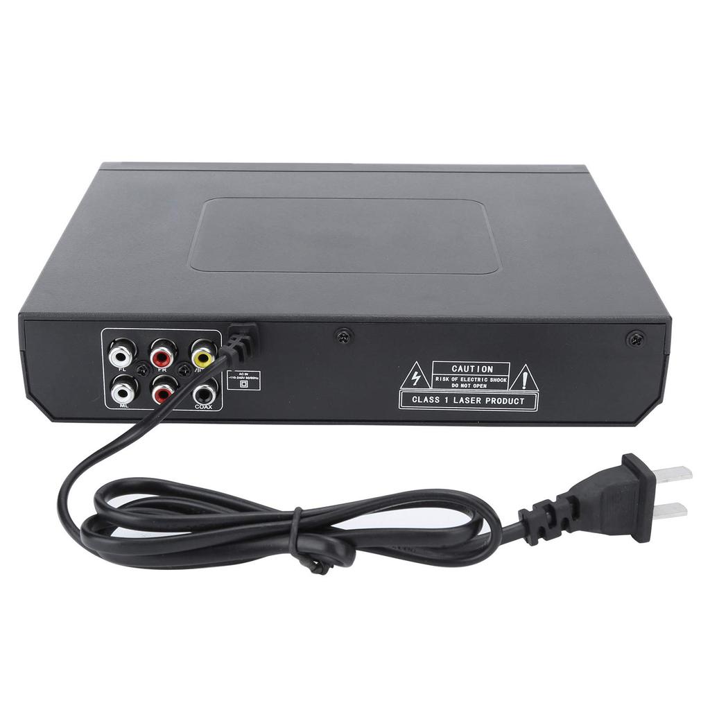 Home DVD Player, Durable DVD Player, Easy-to-use for Office Use, Black