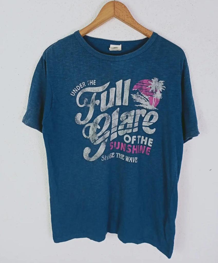 Ben Aipa T-shirt Medium Surfing Streetwear Surfboarding Blue Vintage 90s Fashion Size M