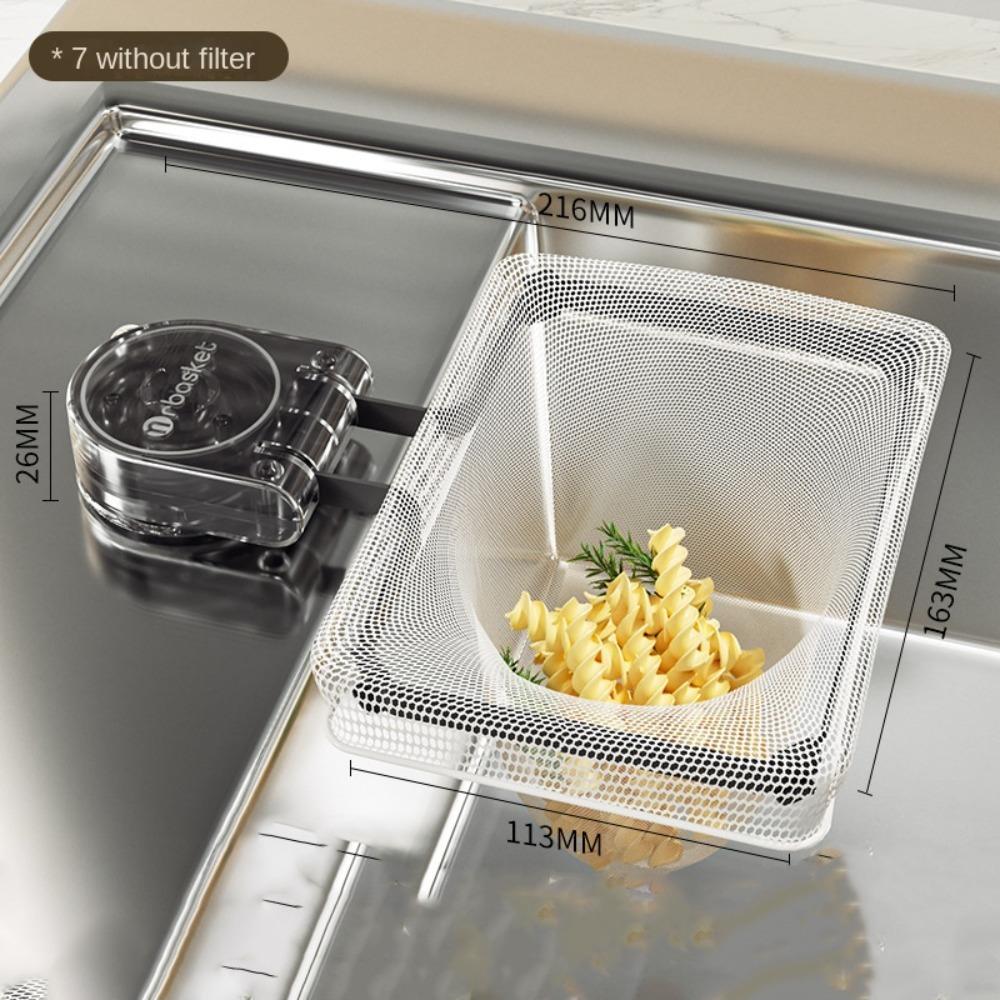 Disposable Drain Net Kitchen Filter Rack Suction Cup Drain Net Rack Sink Leftovers Filter Rack Kitchen Accessories