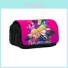 Oshi No Ko Kids Double Layer Pencil Case With Large Capacity For Students And School Supplies