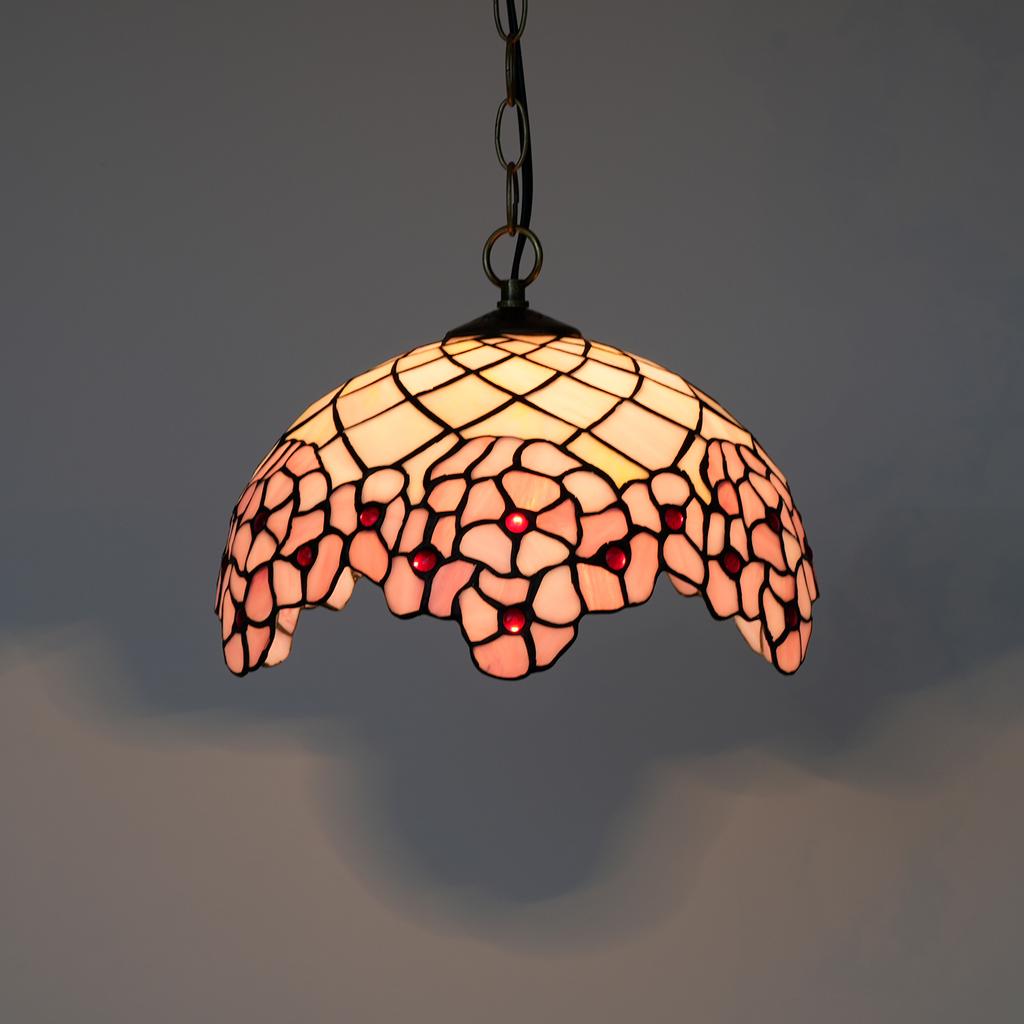 Nordic Rural Style Roses Tulip Chandelier Kitchen Dining Room Hallway Handmade Glass Chandelier Indoor Home Decor Lamp