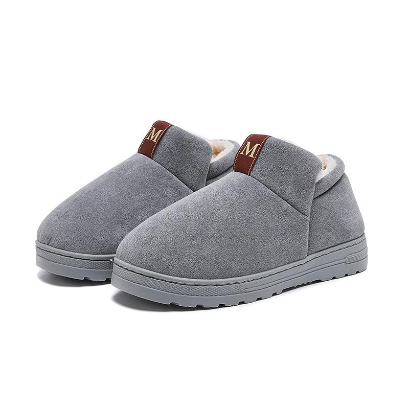 Autumn And Winter Couple Style Non Slip And Plush Thick Soled Casual And Fashionable Cotton Shoes 