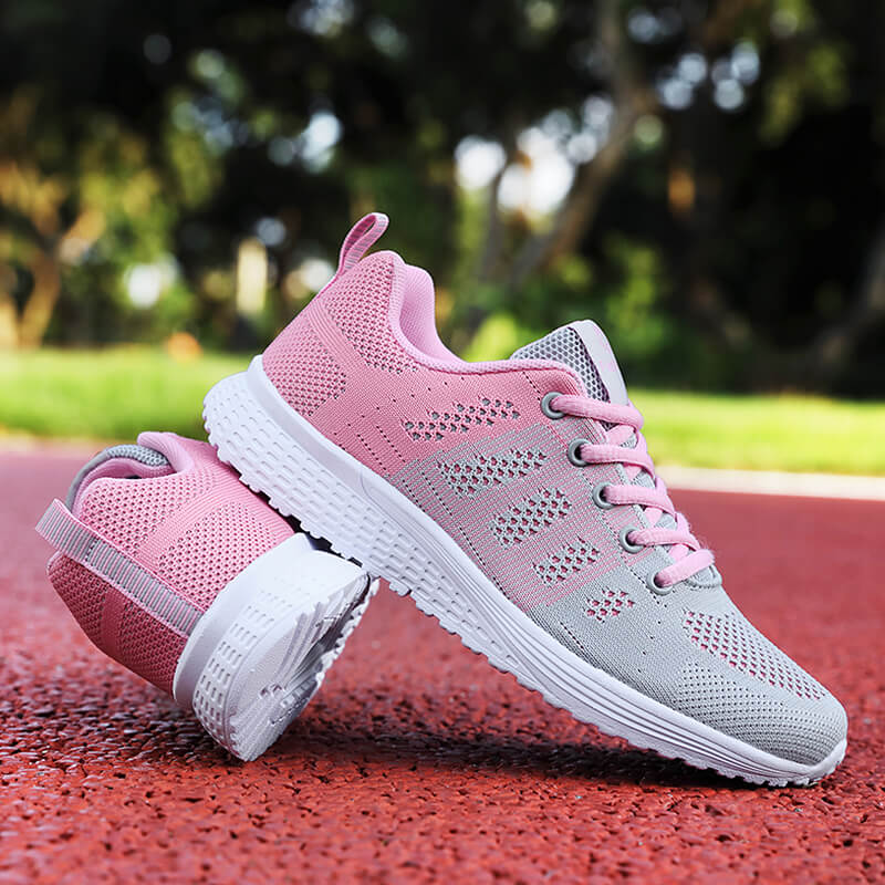 Black Women Sneakers Shoes Vulcanized Shoes High Quality Flats Shoes Walking Blatform Plus Size Zapatillas Mujer Gray