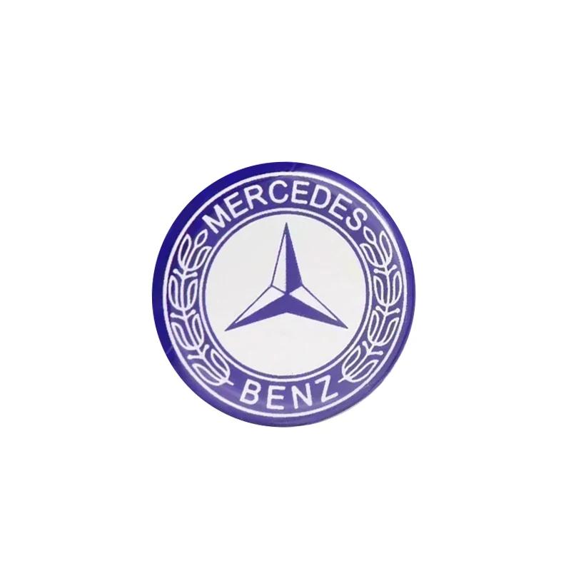 1 Stück 29mm Klebeaufkleber für kleine Mediensteuerung am Auto für Mercedes Benz A C E R M Klasse CLA GLA AMG W204 W210 W124 W205 W203 Auto Gadgets
