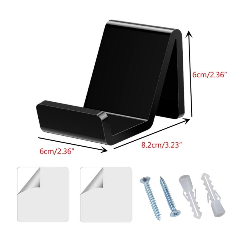 2pcs Sturdy Game Controllers Storage Shelf Convenient Wall Hangings Hook for Game Controllers Headsets Organizers Shelf