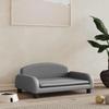 Vidaxl Dog Bed, Grey, 70X45X30 Cm, Faux Leather
