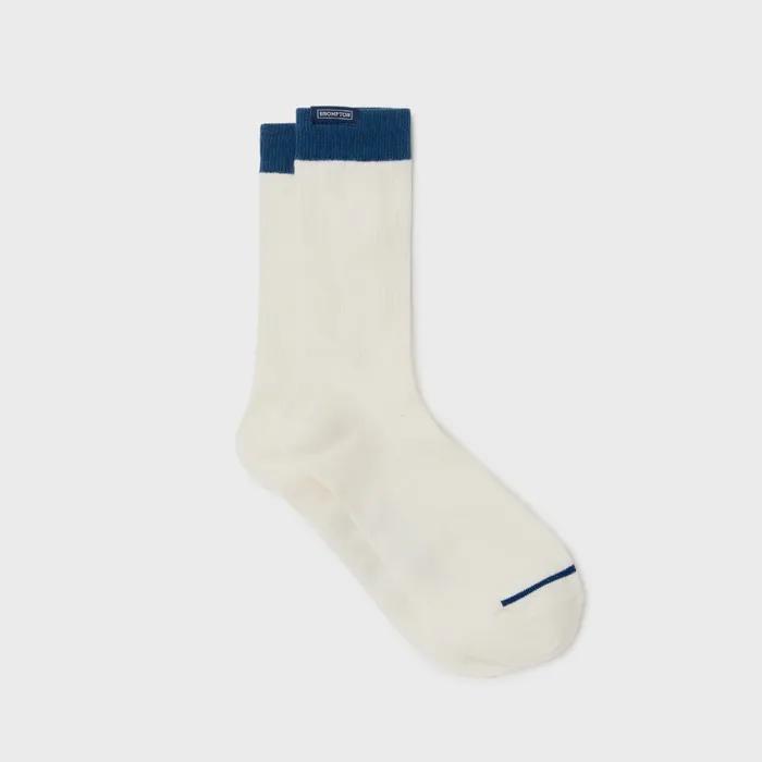 LABEL POINT LONG SOCKS - IVORY (P255ASO201)