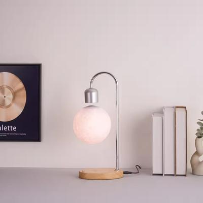Magnetyczna Lewitująca Lampa Księżycowa Lewitacja Plastikowa Czarna Stołowa LED Nocna Zabawki Lewitujące w Zerowej Grawitacji na Biurko do Dekoracji Prezent