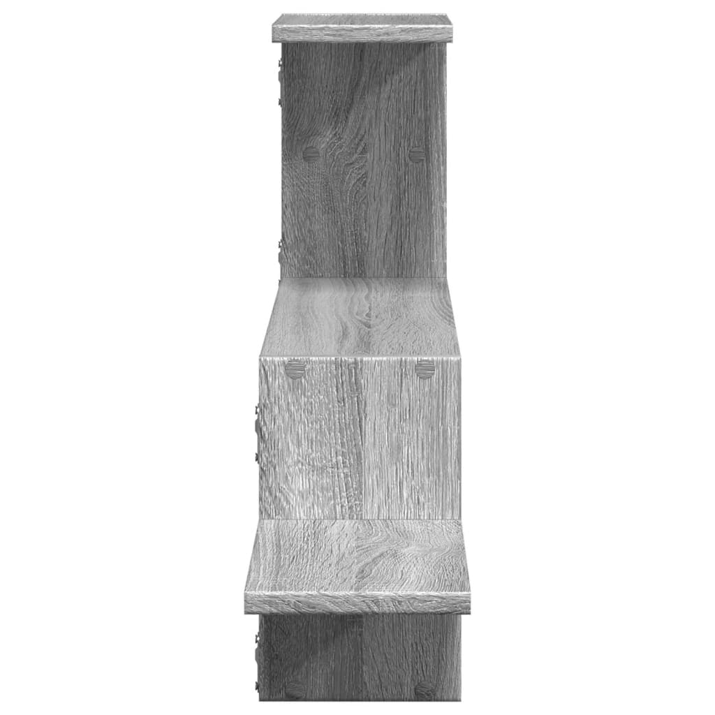 Wall Shelf Gray Sonoma 104 x 15 x 49 cm Particleboard