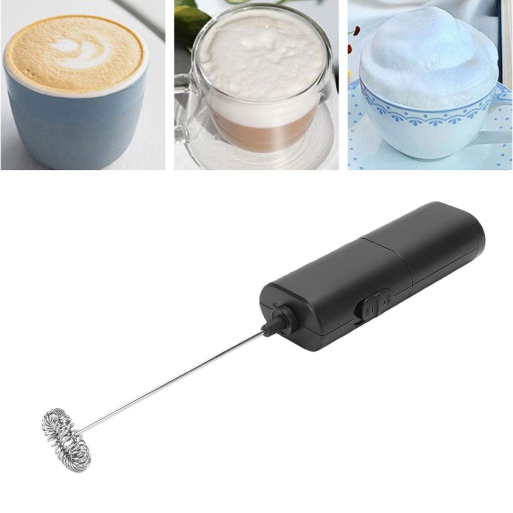Montalatte Elettrico Potente a Batteria Montalatte per Caffè Frusta Elettrica per Cucina di Casa Caffetteria