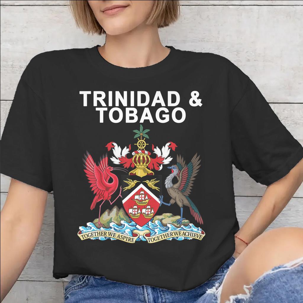 Unisex Unisex New Arrival Trinidad and Tobago Flag Football T Shirt Tee Cotton Tshirts Clothing
