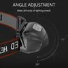 Mini LED Headlamp Built-in Battery USB Rechargeable Head Torch Outdoor Camping Fishing Head Flashlight Searchlight Headlight
