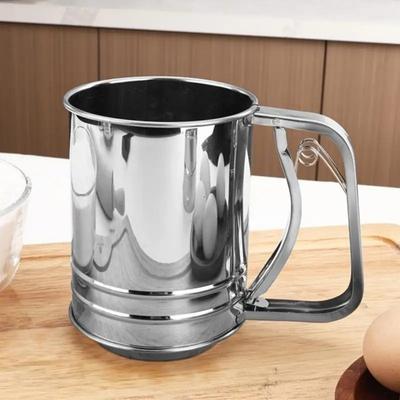 Stainless Steel Powder Sieve Mesh Handheld Baking Sieve Strainer Portable Mesh Sieve Baking Tool