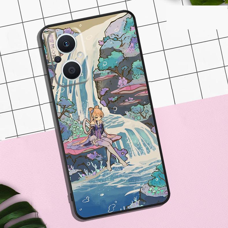 Sangonomiya Kokomi Genshin Impact Case For OPPO Reno 13F 13 12 12F 11 11F 8T 7 8 10 Pro OPPO Find X8 Pro X6 X3 X5 Lite Cover