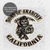 Sons Of Anarchy Samcro Whiskey Shower Curtain Bathroom Polyester Waterproof Bath Curtains With Hooks