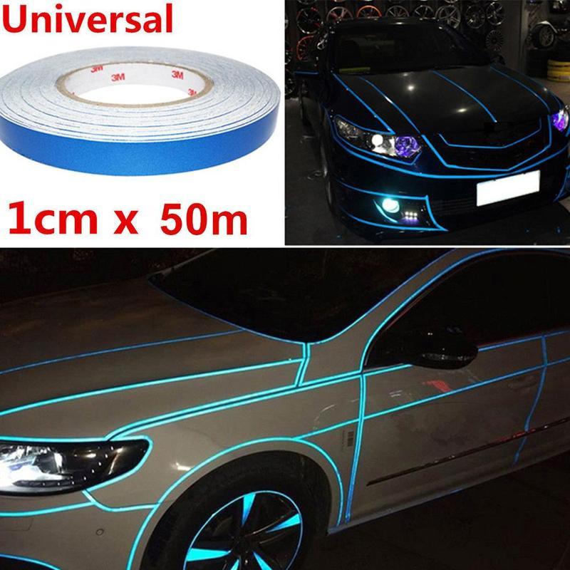 8M x 1CM Reflective Sticker Tape Car Truck Body DIY Self Adhesive Decal Stripe