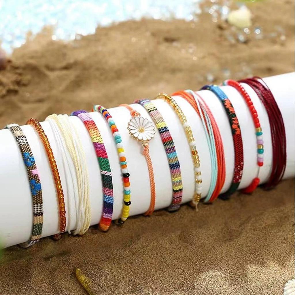 Bohemian Handmade Woven Bracelet Set - Unisex New Style Accessories