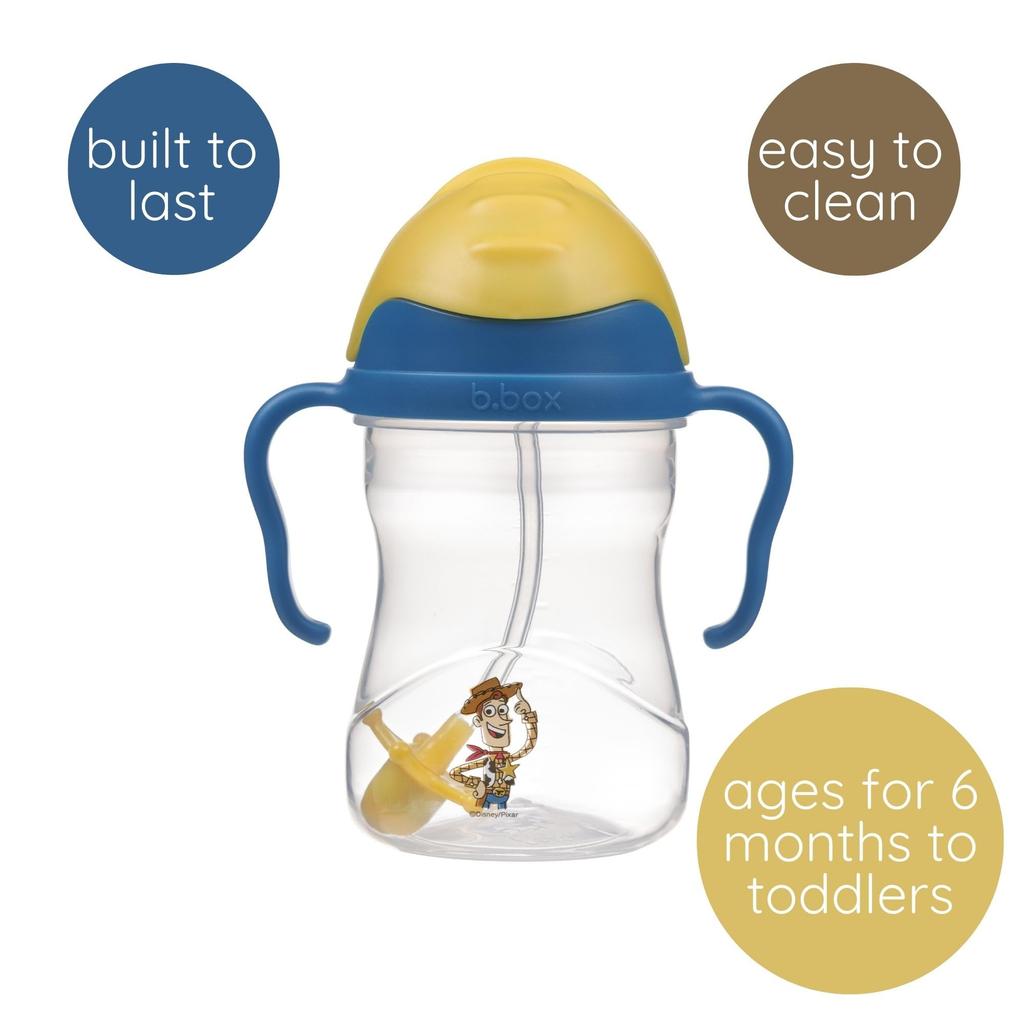 Straw Drink from Any Baby Gift Sippy Toy 1 b.box (B-box) Leak-Proof Mug, Angle, [Authentic b.box Product] [Disney Cup] (Woody Story, Cup)