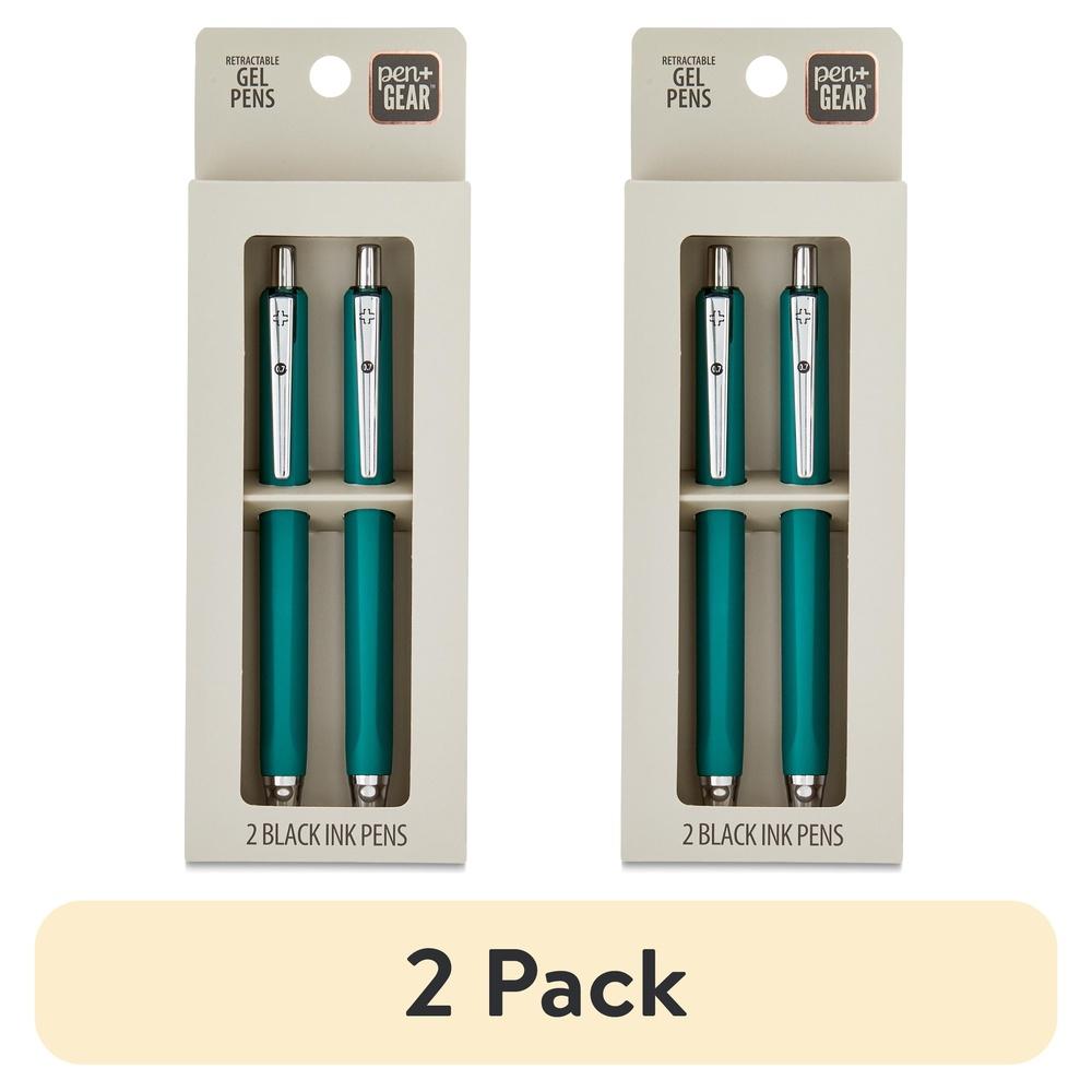 

Выдвижные гелевые ручки с черными чернилами, тонкий стержень 0,7 мм, 2 штуки, мягкое прикосновение, удобный захват, быстросохнущие, не размазывающие письмо United States