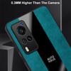 Ring Holder PU Leather Case For Vivo X60 Pro 5G Back Cover Luxury Magnetic Silicone Protection Phone Case For Vivo X60 Pro Plus