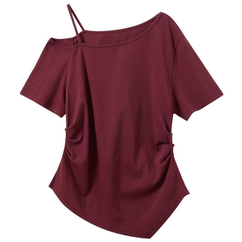 

Women s Plus Size Off-Shoulder Cotton T-shirt XXXL