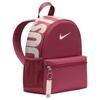 Nike Benassi JDI Recycled Polyester Backpack Mini Kids' Beet & White & Gold Purple & Top White Casual DR6091-634