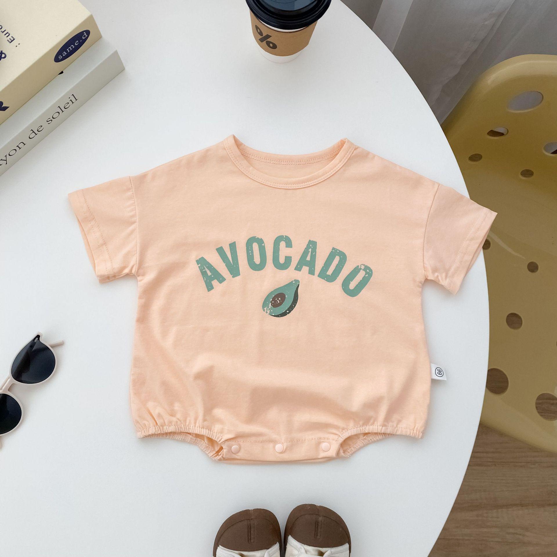 Unisex Baby Summer Short Sleeve Jumpsuit - Newborn Stylish Bodysuit Outerwear 80 cm светло-розовый