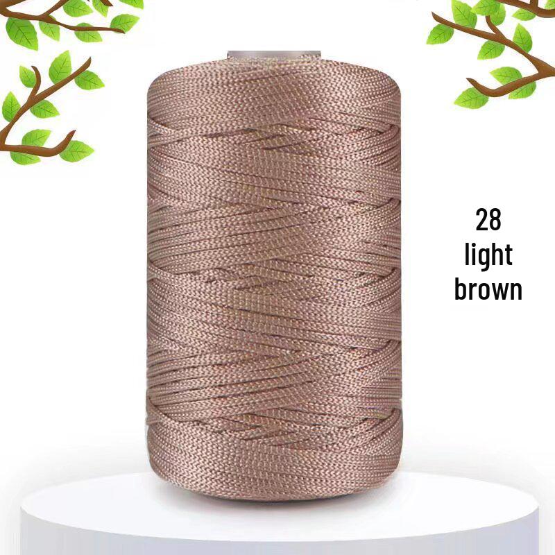 125g Ice Silk Linen Yarn for Knitting: Medium-Thick, Light, and Glossy for Hats, Bags, Cushions, and Crochet Projects.