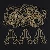 12 Packs Creative Cute Metal Paper Clips Bookmark