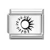 Fashion Laser Engraving Love Series Eye Sun Moon Cat Star Italian Charm Links Fit 9mm Stainless Steel Bracelet DIY Making Gift