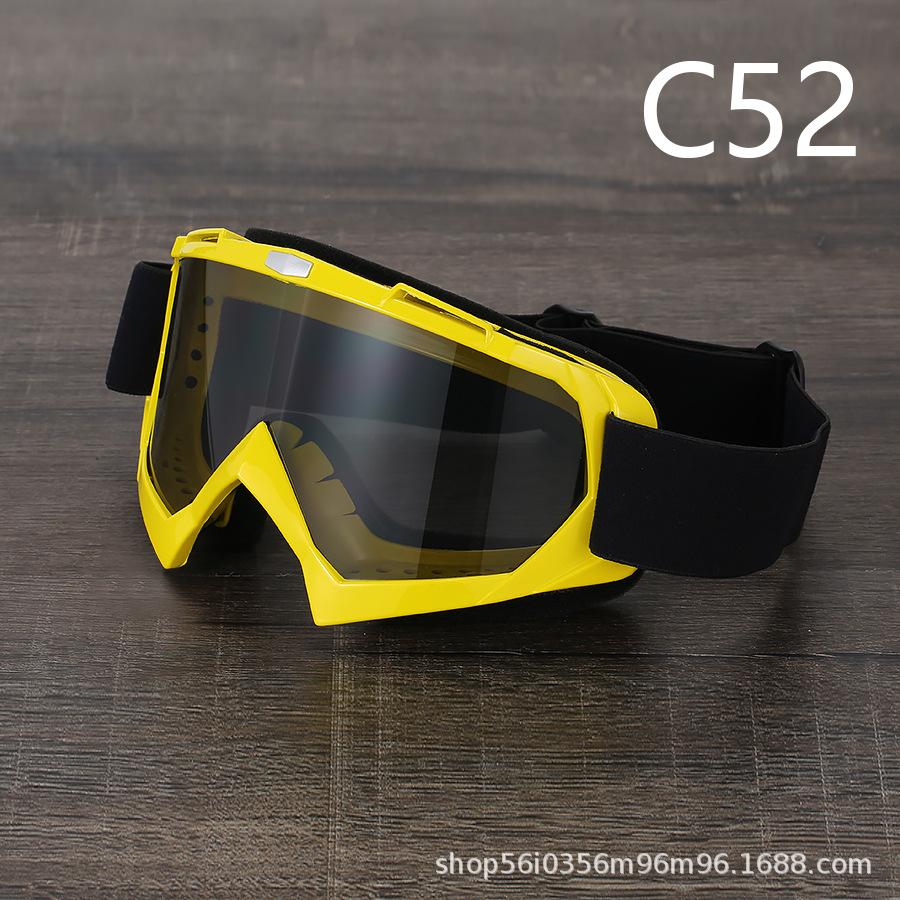 Painted Off-road Motorcycle Goggles, Retro Harley, Locomotive Outdoor Sports Riding Goggles, Ski Eyes