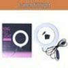 Desktop Ring Light for Live Streaming & Selfies - Facial Beauty Lighting for Tender Skin & Video Recording