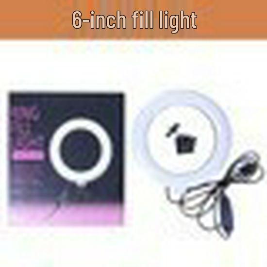 

Desktop Ring Light for Live Streaming & Selfies - Facial Beauty Lighting for Tender Skin & Video Recording