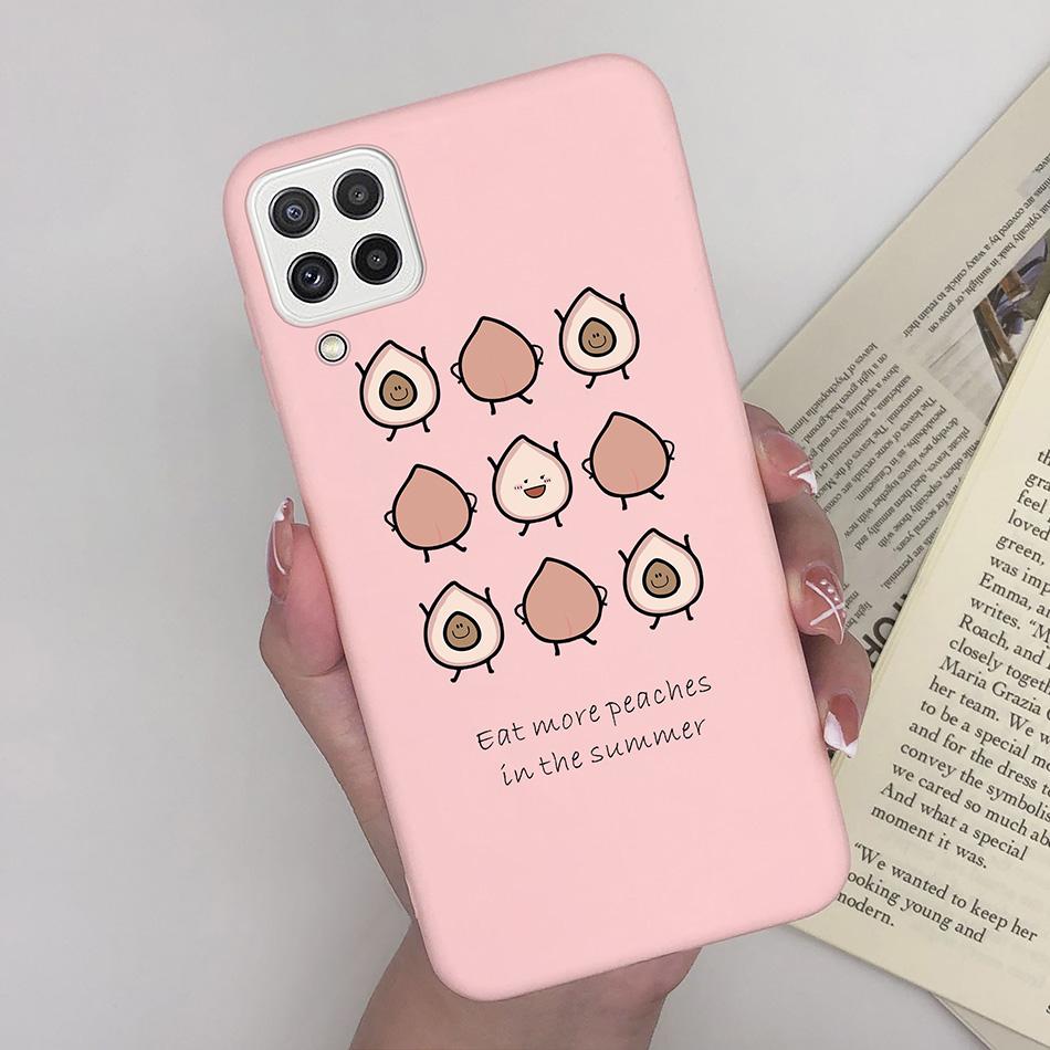 For Samsung Galaxy A22 4G 5G Case SM-A225F Love Heart Soft Silicon Phone Cover For SamsungA22 GalaxyA22 M22 A 22 4G 5G Fundas